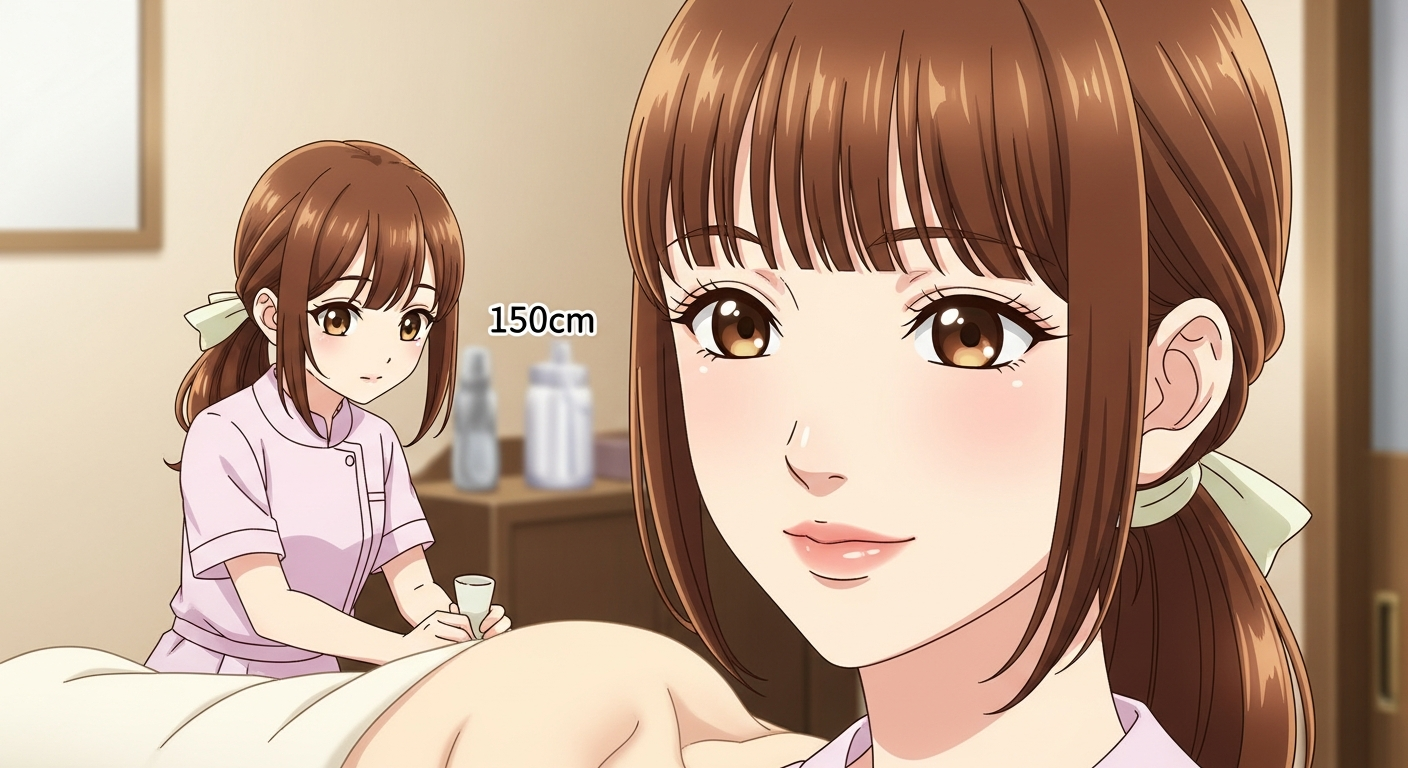 【MSODN-031】150cmの小柄なゆずさん……小さな身体で一生懸命な密着施術に、守ってあげたい欲と性欲が爆発しちゃいます……！